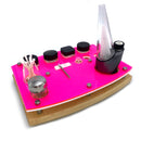 Neon Red E Tray Rig Station Organizer for Puffco Brand Peak Or Pro Portable Dab Concentrate Vaporizer