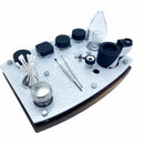 Carta Focus V Dab Rig Station Concentrate Vaporizer Tray Cleaning Station in Pearl White