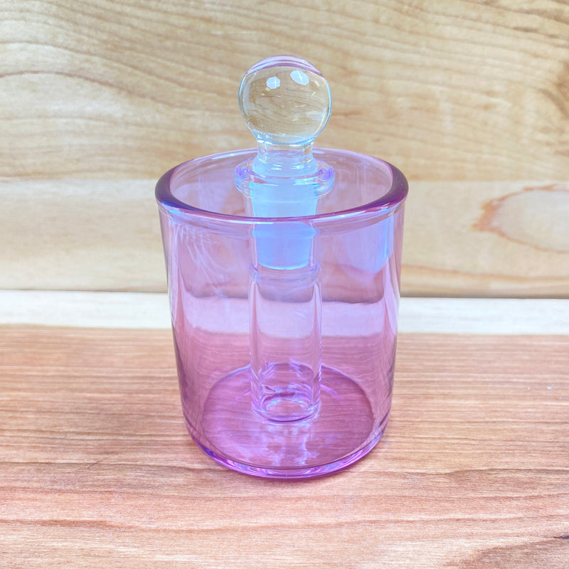Elegant Art Glass ISO/Swab Combination Holders Dab Rig Vape Cleaning Accessory