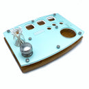 E-Trays Sea Glass Dab Rig Station Organizer for Puffco Brand Peak or Pro Portable Cannabis Vaporizer ~ Stainless / Glass ISO Pump, Swab Vase