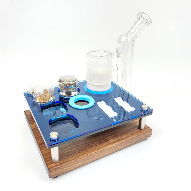 Dr. Dabber Sidecar Percolator Mini Dab Session Rig Station and Glass Attachment Dock : INCLUDES Sidecar Rig Attachment