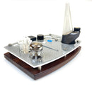 The Puffco Guardian Silver Glitter Organizer Tray and Cleaning Station