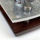 The Puffco Guardian Silver Glitter Organizer Tray and Cleaning Station