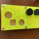 E Tray Concentrate Dab Session Organizer & Cleaning Station~ Science Themed Cannabis THC Symbol Etched Neon Acrylic Top