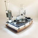 Freeze Pipe LED "Light Glow" Rig Station Tray Session Organizer Stores Glass Safely