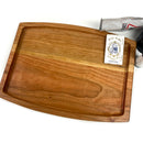 Repurposed Hardwood Cannabis Rolling Tray ~ One Piece Lap Size ~Three wood choices