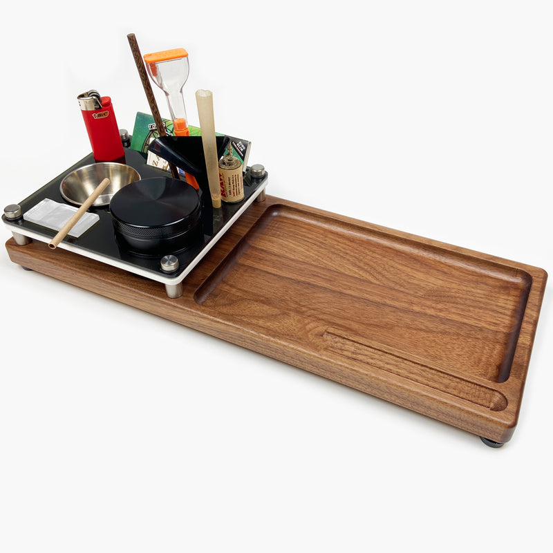 Rolling Tray & Storage Station From Smoke Honest