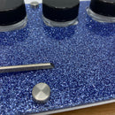 E Tray Concentrate Vaporizer Rig Station for Puffco Peak or Pro ~ Organizer Cleaning Tray for Cannabis Dab Users Glitter Acrylic Top, Wood Base