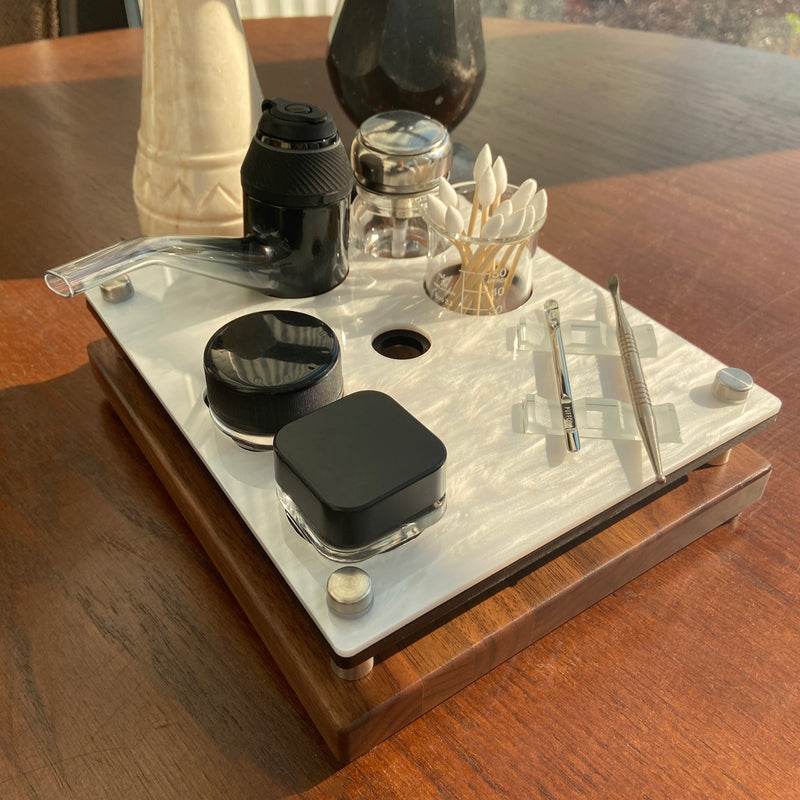 Puffco Proxy Pipe Dab Tray Cleaning Station Vape Session Organizer